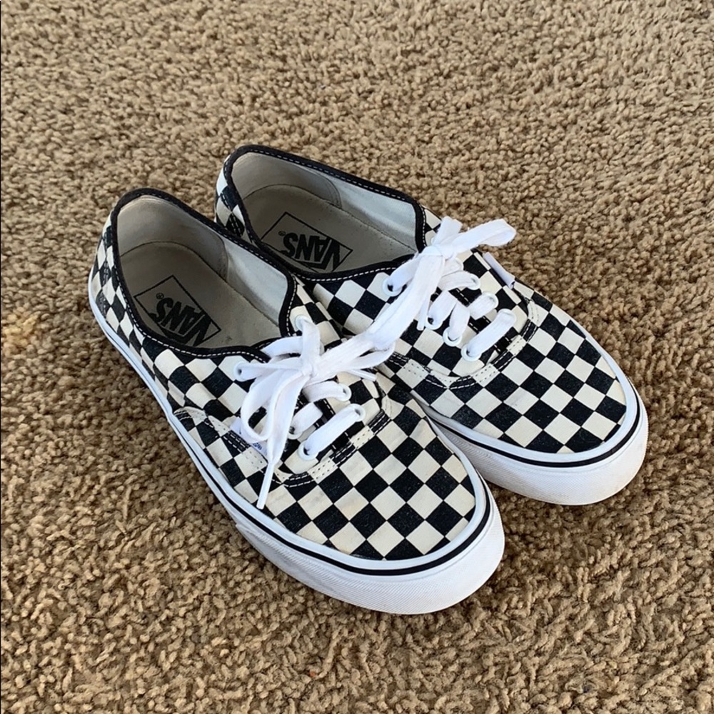 Checkered Vans